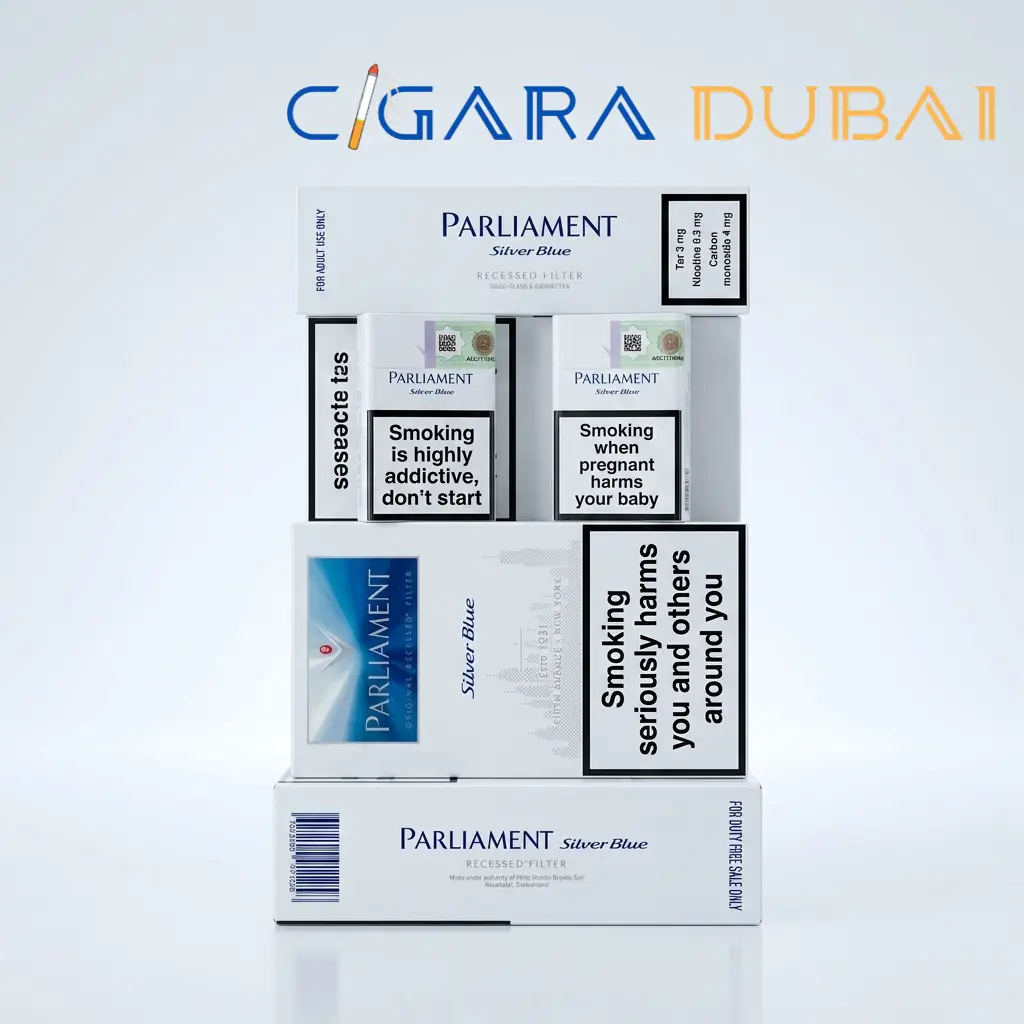 Parliament Silver Blue cigarettes