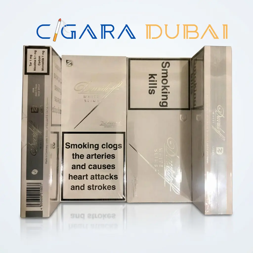 Davidoff White Slim Cigarettes pack