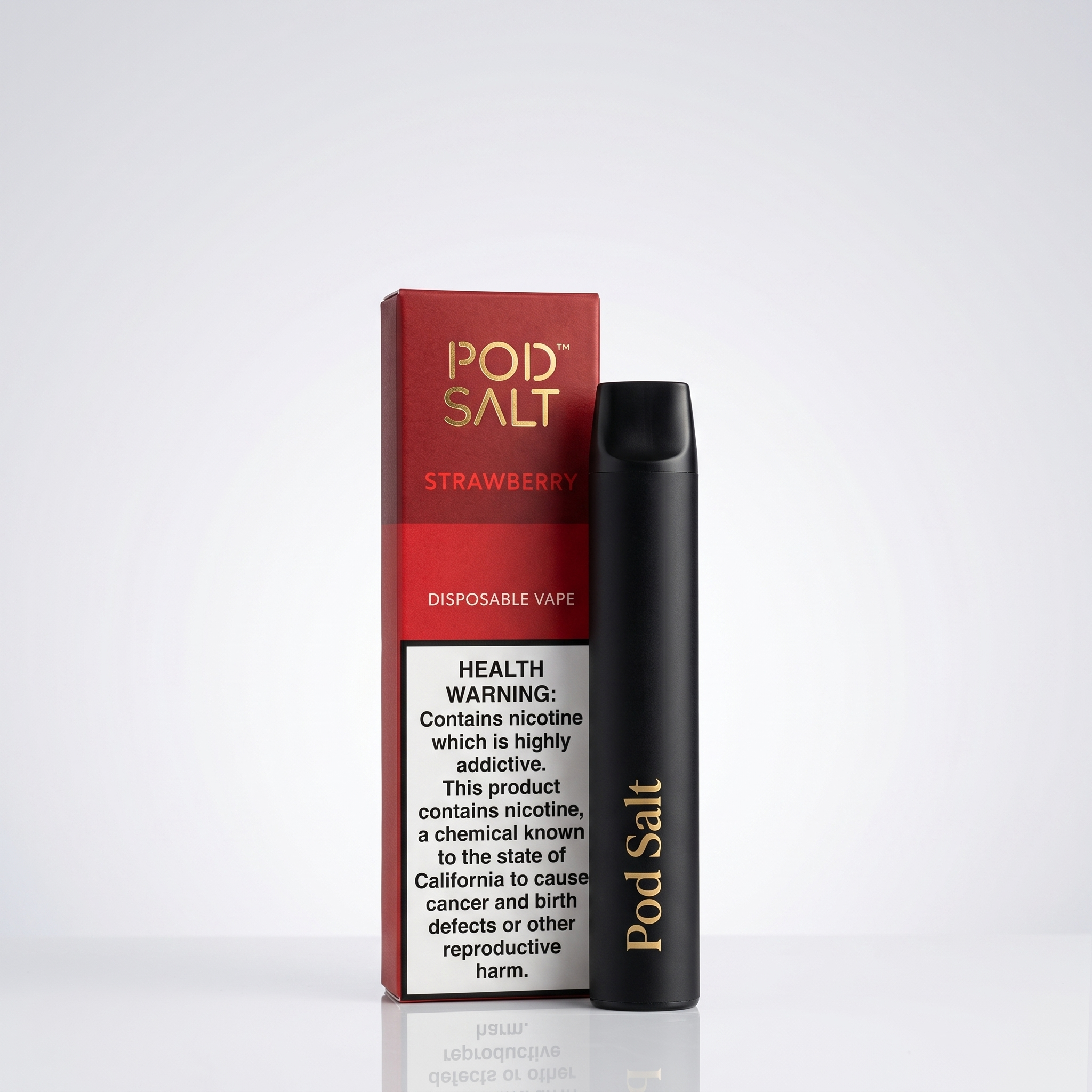Pod Salt Go Disposable Vape 2500 Puffs – Strawberry