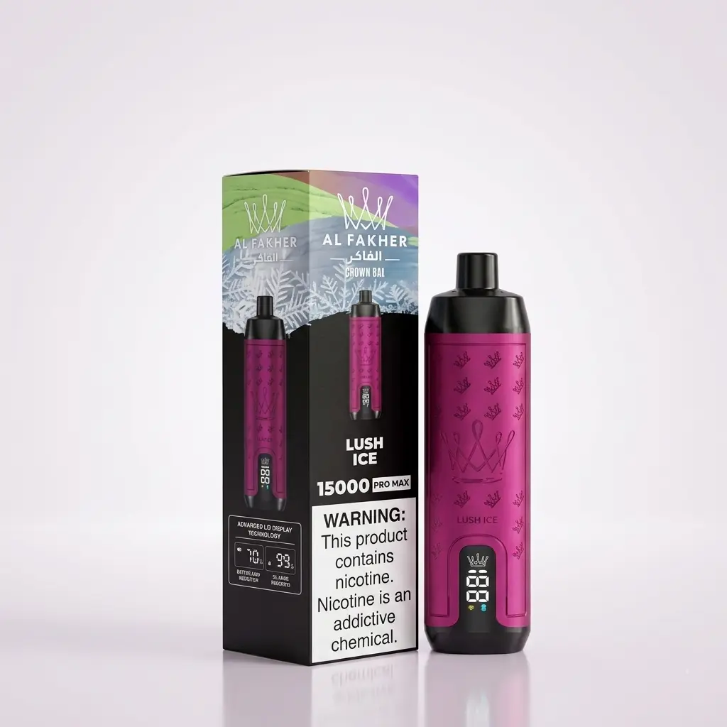 al Fakher crown bar 15000 puffs pro max Disposable Lush Ice