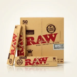 RAW Classic King Size Slim rolling papers pack Dubai UAE