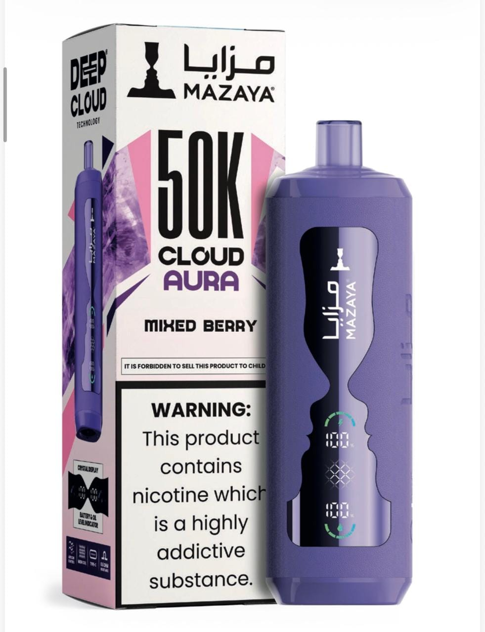 Mazaya-Cloud-Aura-50K-Disposable-Vape-Device-Mixed-Berry.webp Mazaya-Cloud-Aura-50K-Disposable-Vape-Device-Mixed-Berry.webp