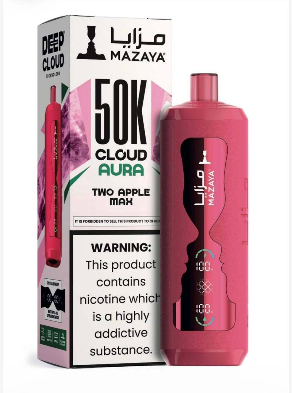 Mazaya-Cloud-Aura-50K-Disposable-Vape-Device-Two-Apple-Max.webp Mazaya-Cloud-Aura-50K-Disposable-Vape-Device-Two-Apple-Max.webp