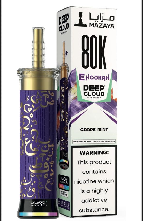 Mazaya-Deep-Cloud-80K-Puffs-Disposable-E-Hookah-Grape-Mint.webp