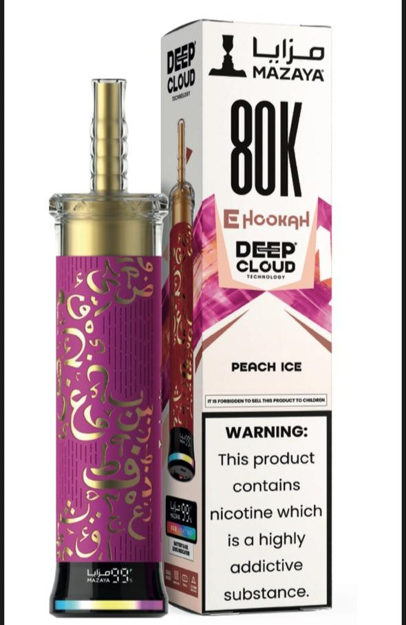 Mazaya-Deep-Cloud-80K-Puffs-Disposable-E-Hookah-Peach-Ice.webp