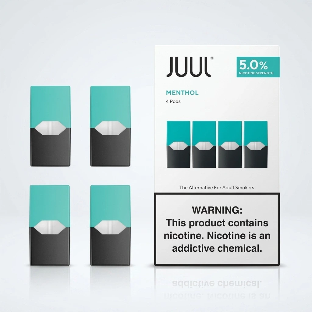 JUUL Menthol Pods 50mg nicotine pack of 4 in UAE