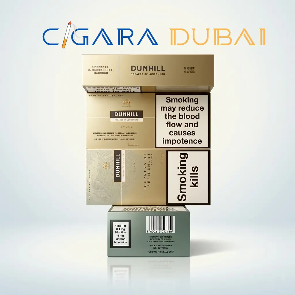 Dunhill Evoke cigarettes pack