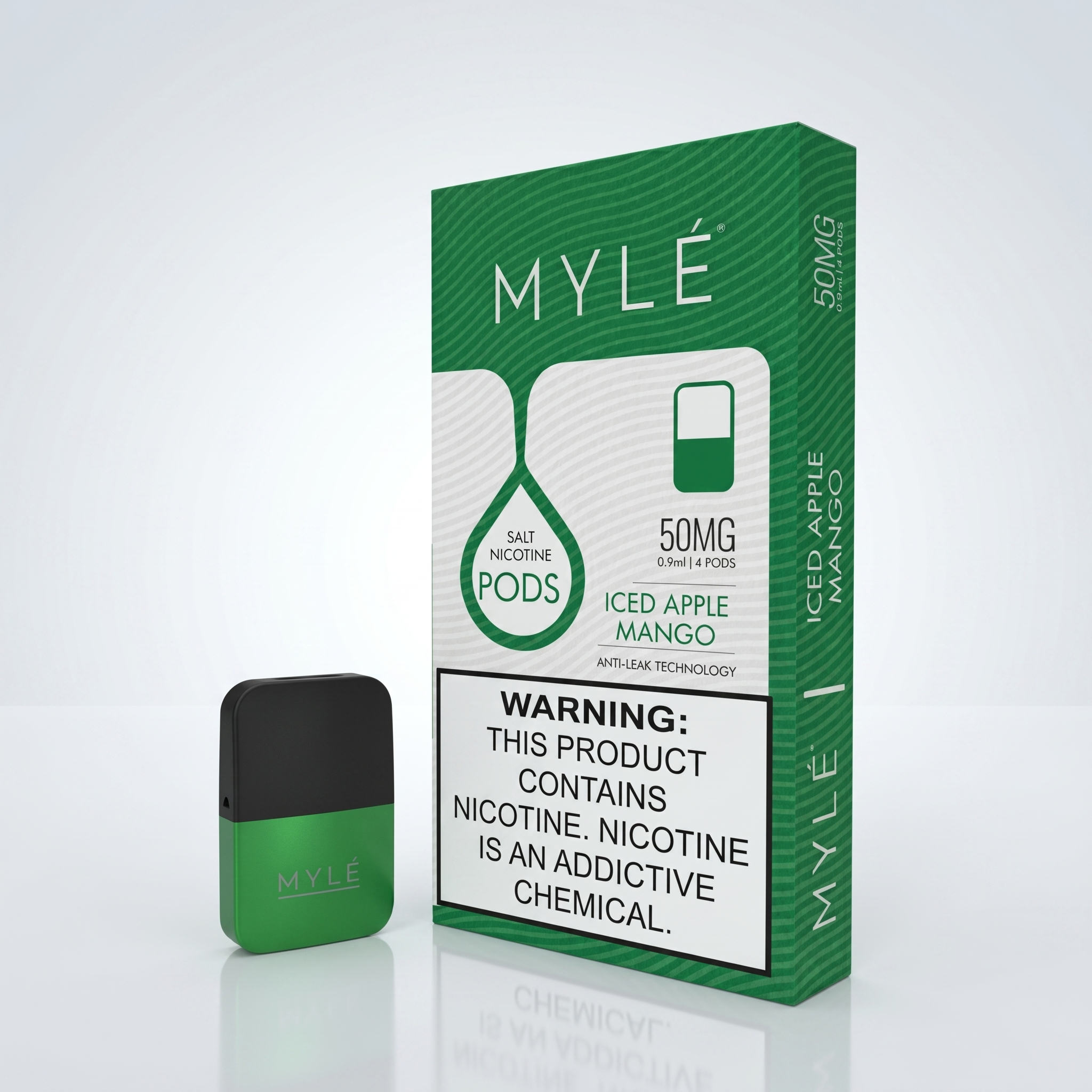 Myle V4 Pod disposable vape 50mg Pre-filled (ICED