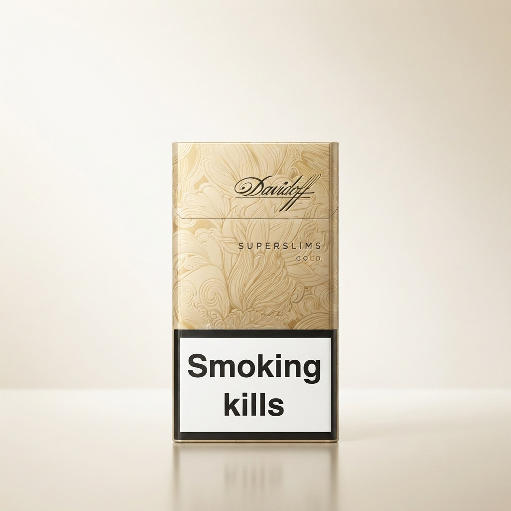Davidoff Gold Super Slims Cigarettes Pack