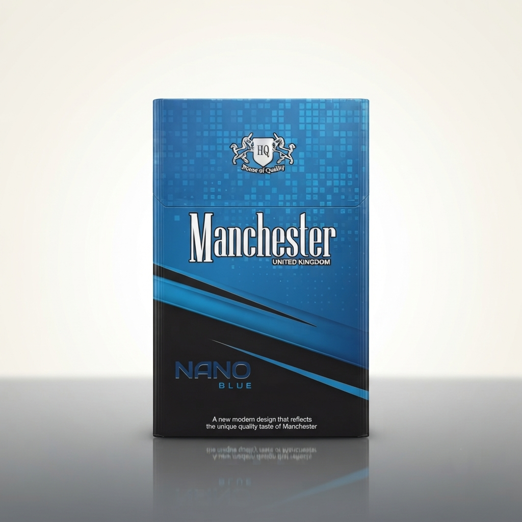 Manchester Nano Blue Cigarettes Pack