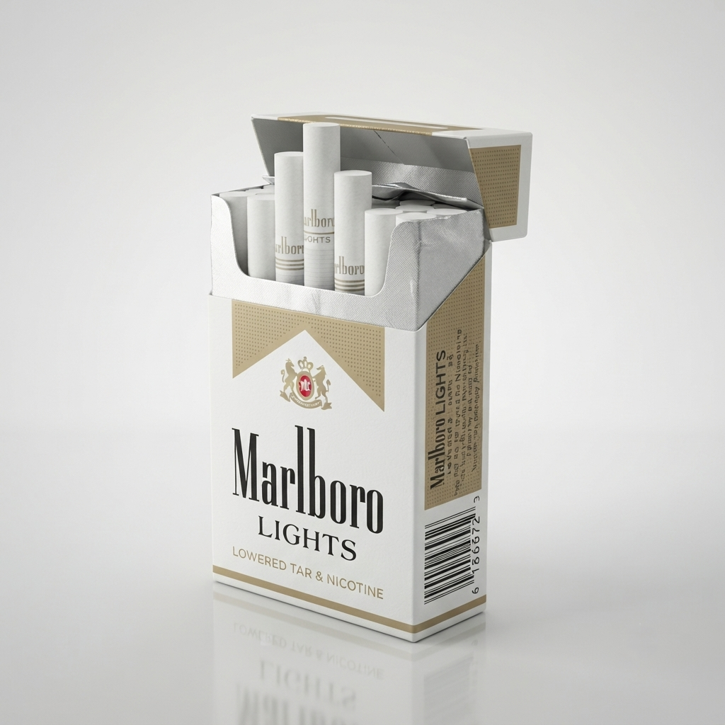 Marlboro Lights cigarettes pack