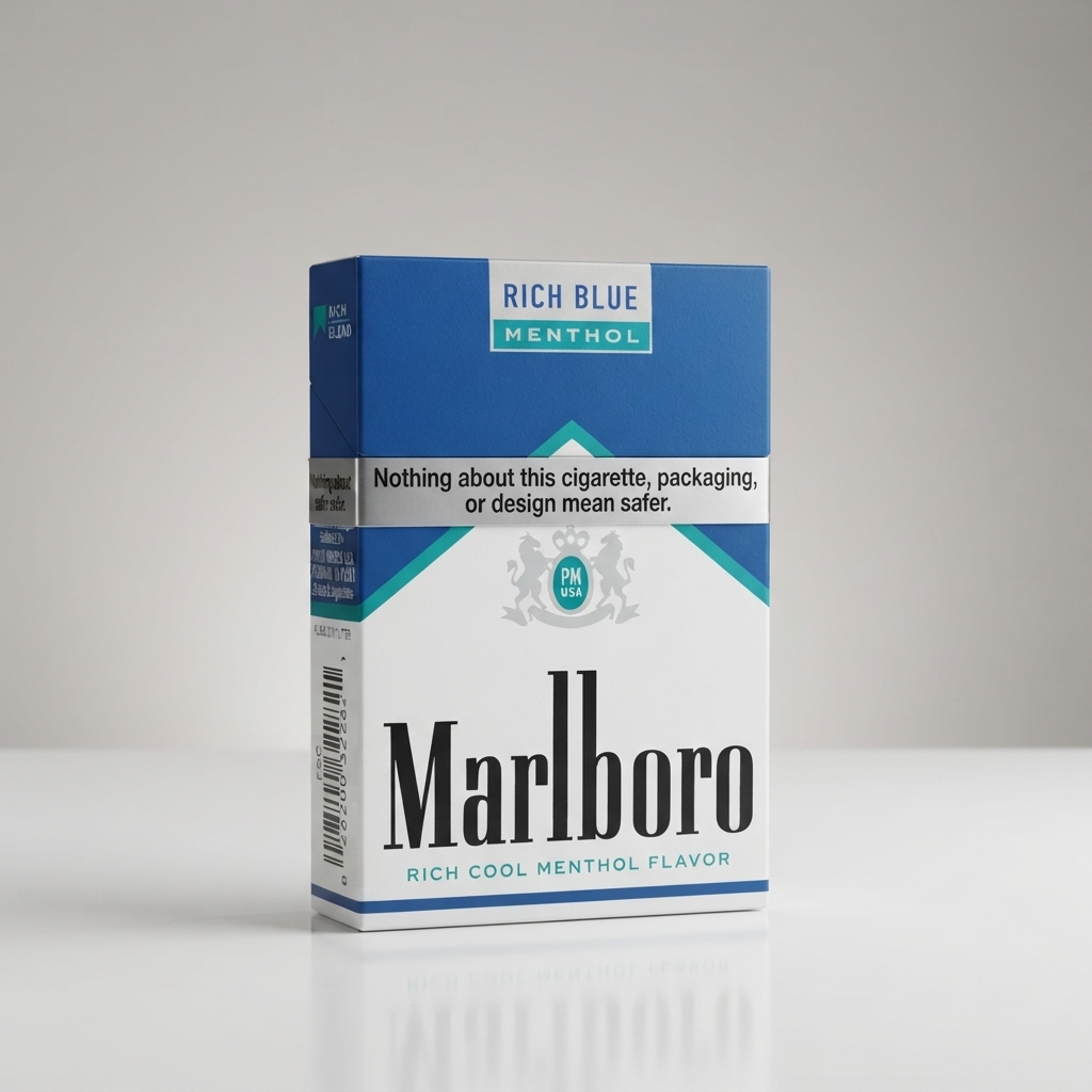 Marlboro Rich Blue Menthol cigarette pack