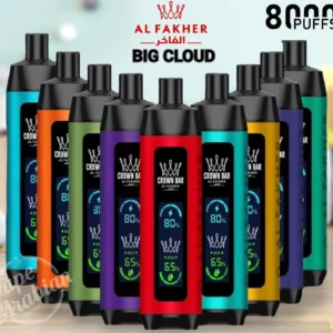 Crown Bar Al Fakher Pro 8000 Puffs disposable vape Dubai UAE